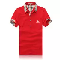 t-shirt discount burberry hommes cotton 1856 founded bw0009 red